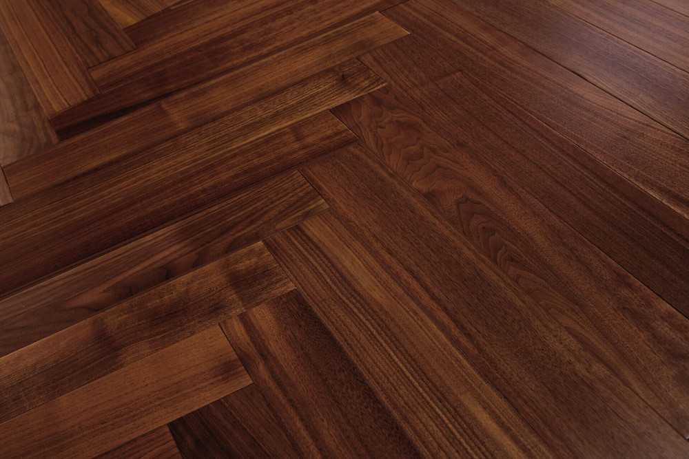 Parquet contrecollé chêne Baton Rompu Noyer Select, parquet pas cher
