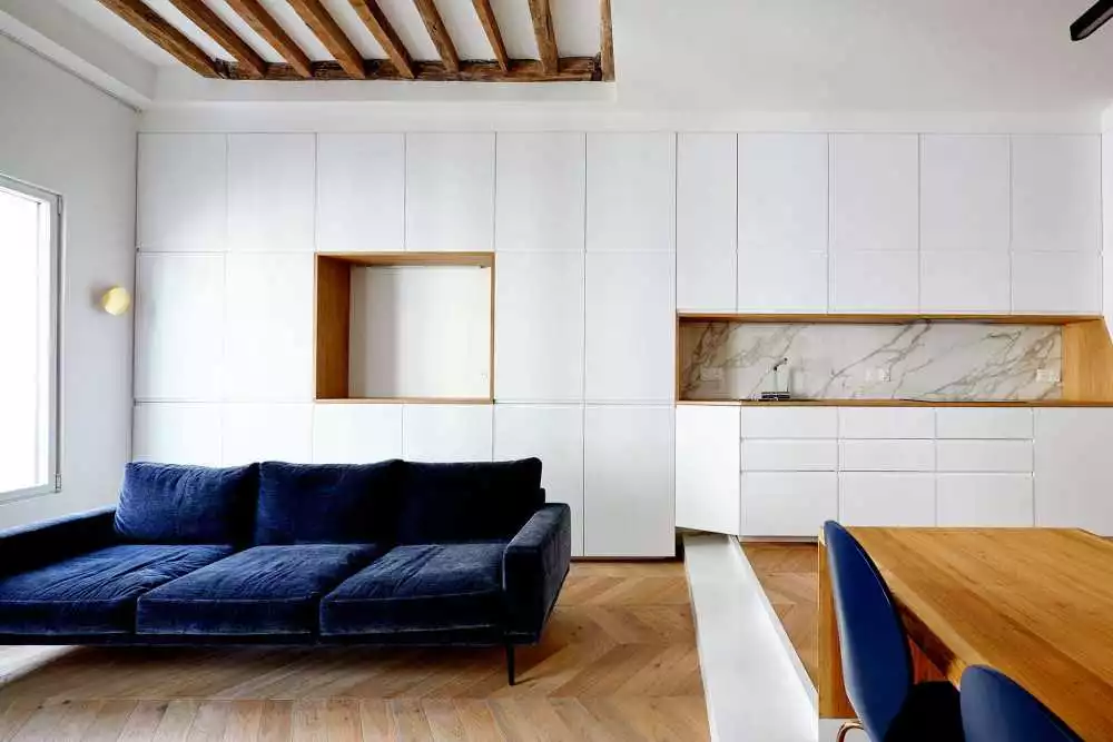 Parquet Point de Hongrie Macchiato