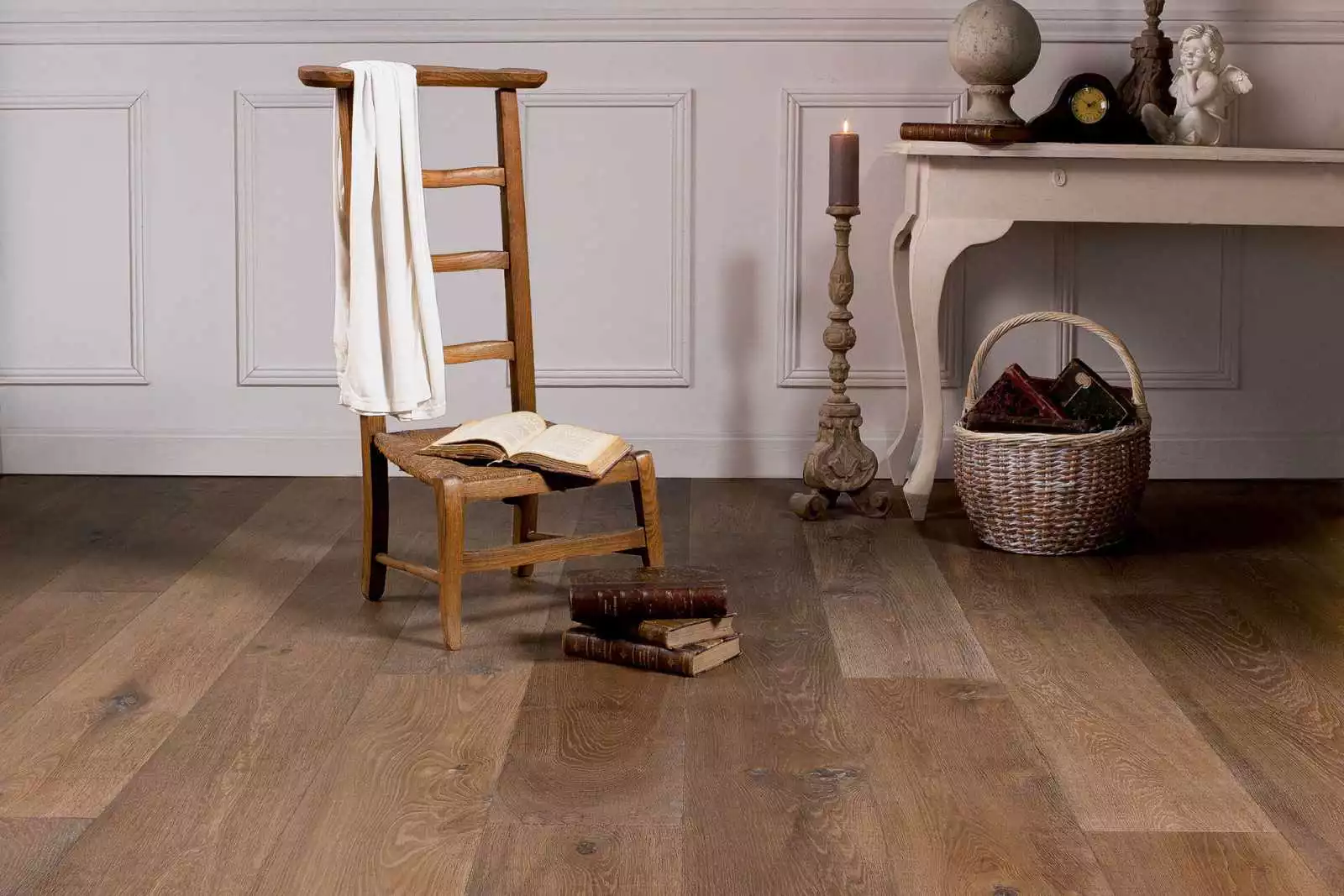 Parquet contrecollé chêne Hazelnut XXL, parquet pas cher