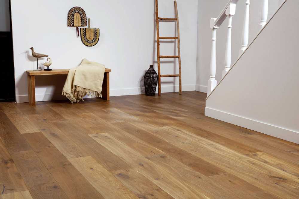 Parquet contrecollé chêne Old story CHESTNUT, parquet pas cher