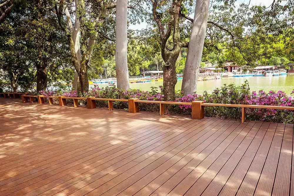 Lame de terrasse en bambou 18 x l.140 x L.1860 mm