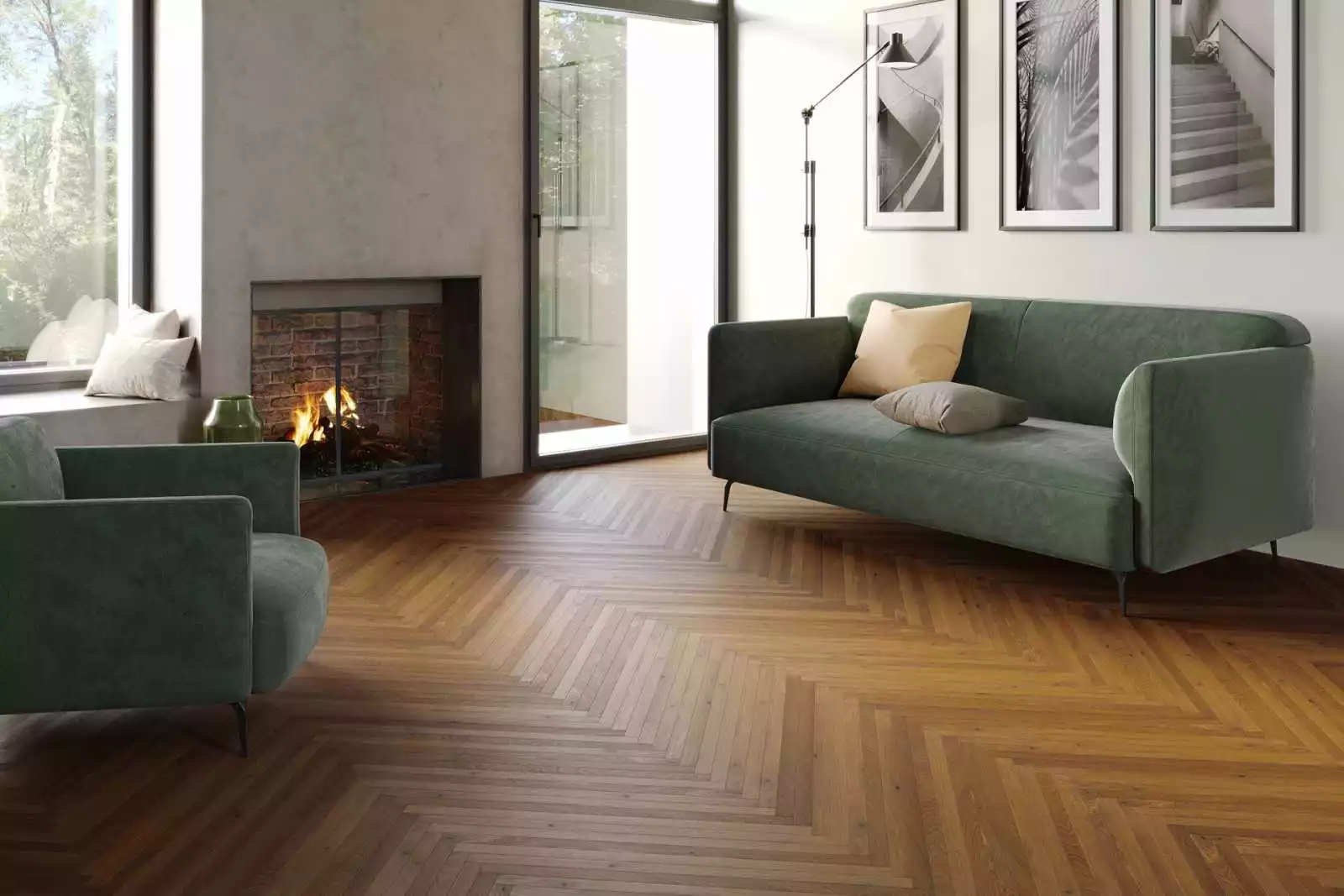 Parquet Baton Rompu Macchiato