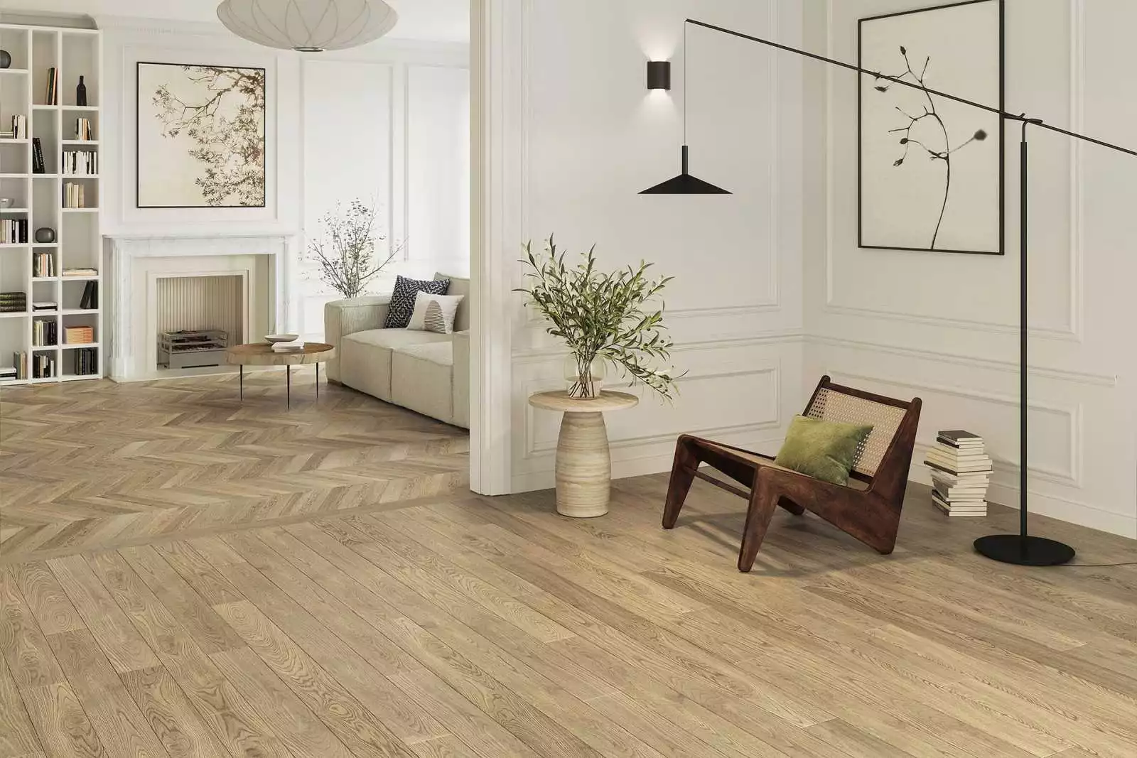 Parquet contrecollé chêne Old story AUTHENTIC HAWK, parquet pas cher