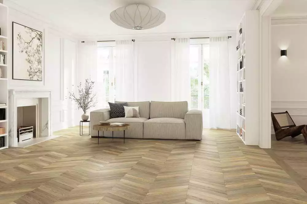 Parquet contrecollé chêne POINT DE HONGRIE HAWK, parquet pas cher