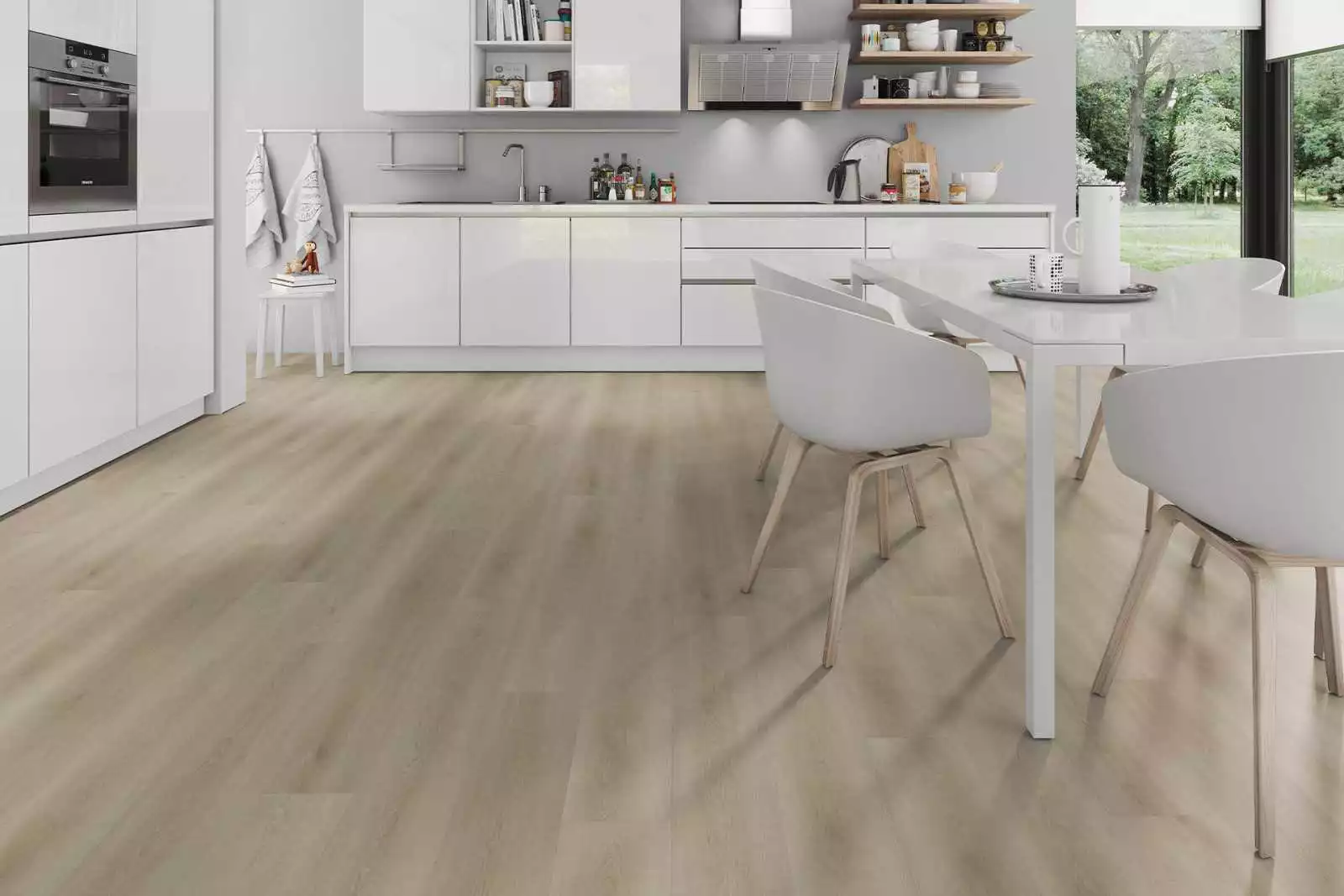 lame PVC vinyle Solide Raw Oak Light Natural XL