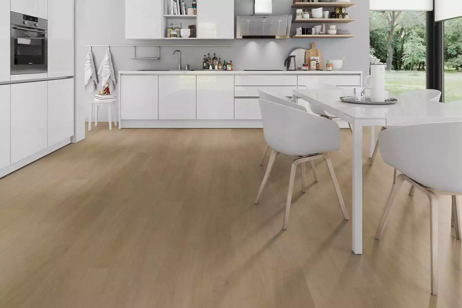 lame PVC vinyle Solide English English Oak Honey XL