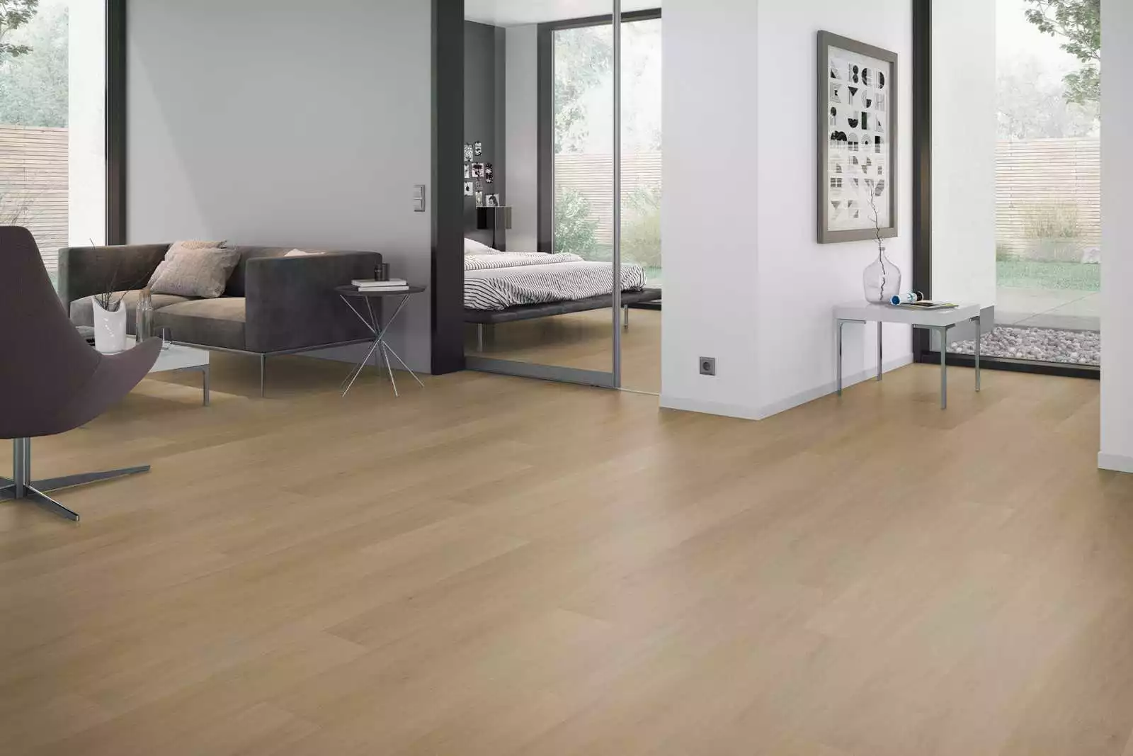lame PVC vinyle Solide English English Oak Honey XL