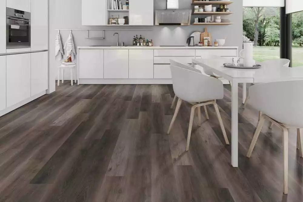 lame PVC vinyle Solide Smoked Pine Brown XL