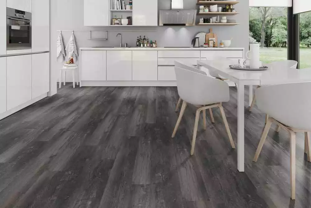 lame PVC vinyle Solide Smoked Pine Black XL