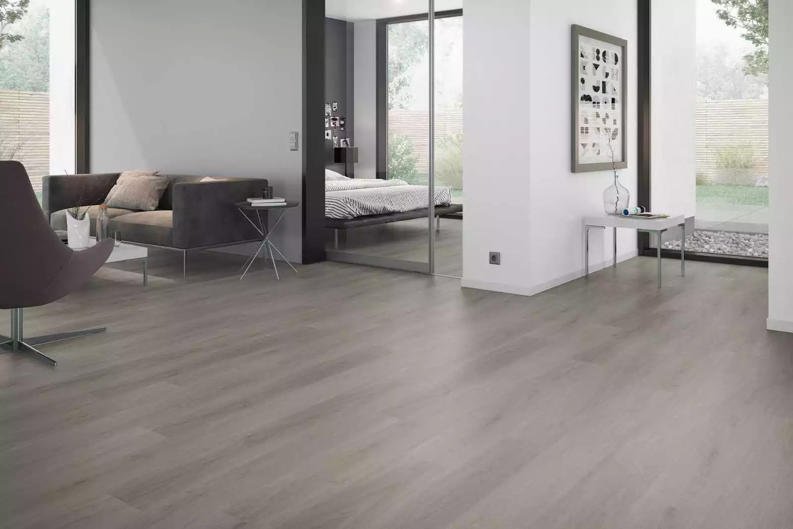 lame PVC vinyle Rigid English Oak Taupe XXL