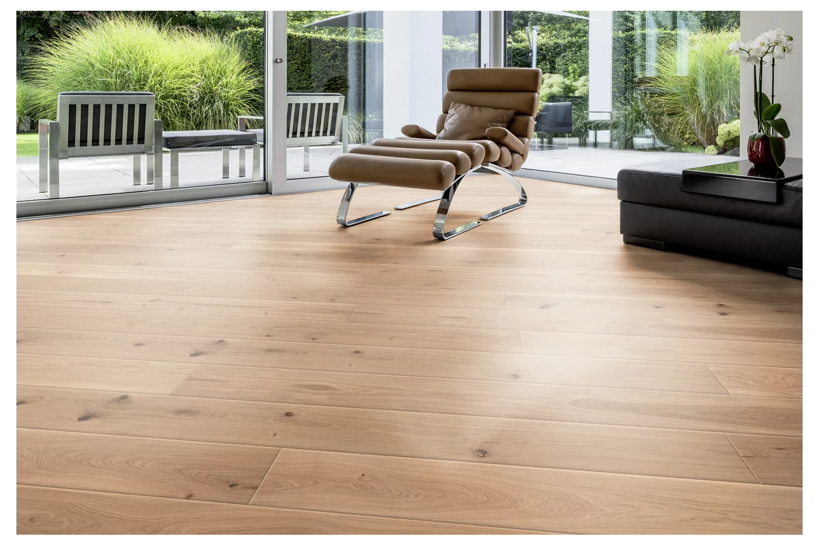 Parquet massif Chene Rustique vernis INVISIBLE, parquet pas cher