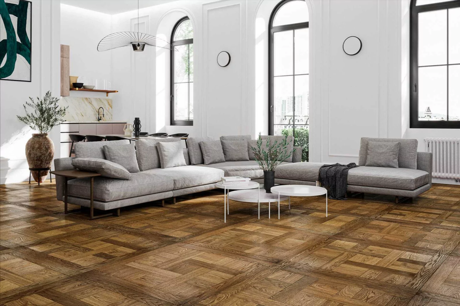 OILED SMOKED PRIME CHANTILLY TILES