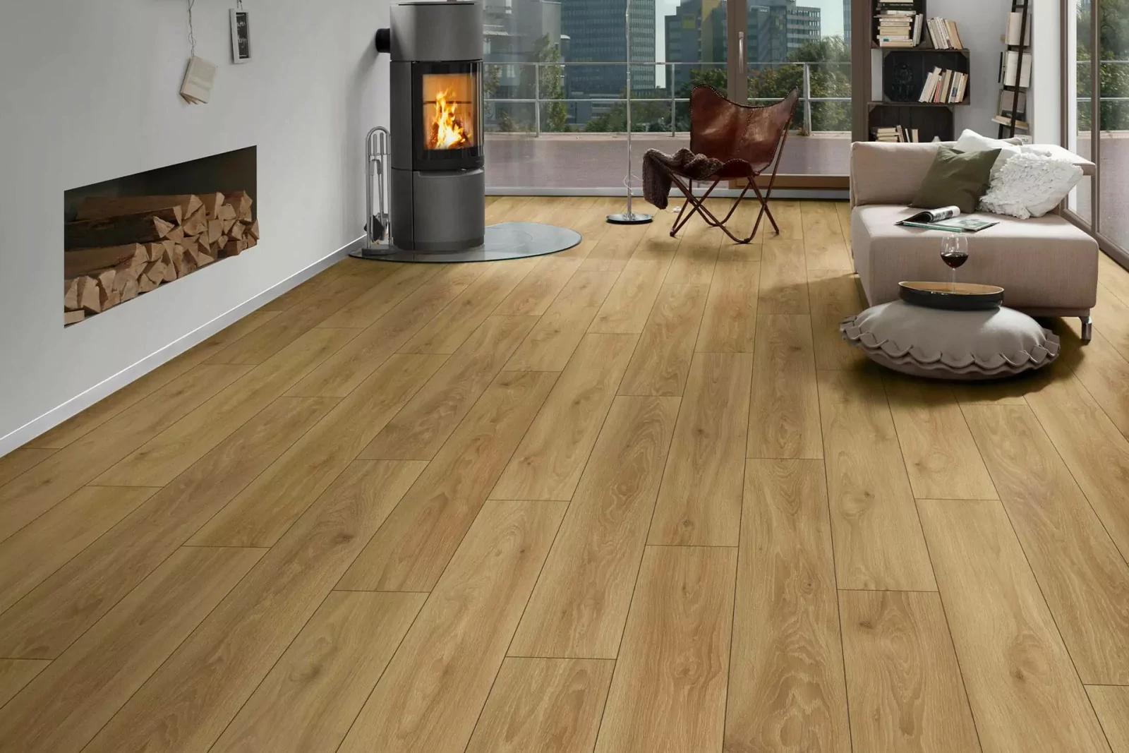 Sol stratifié Canyon Naturel, sol pvc pas cher sur DecoPlus Parquet