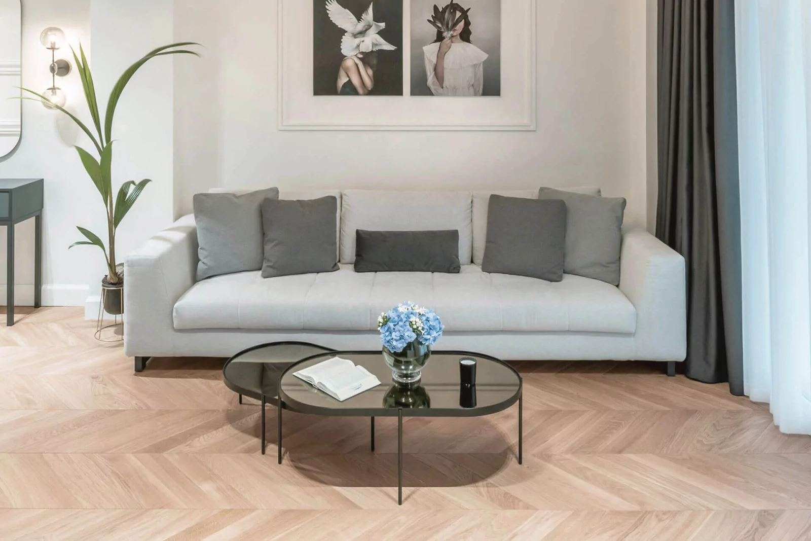 Herringbone Solid Parquet Nobless Raw