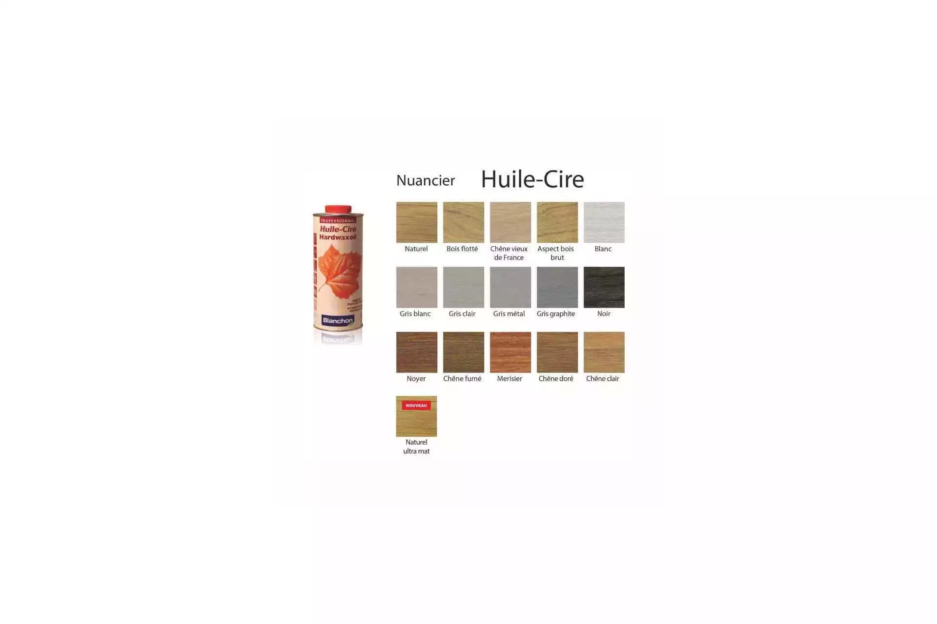 Huile Cire Noyer bidon de 2.5l - Image 1